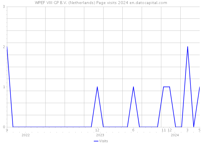 WPEF VIII GP B.V. (Netherlands) Page visits 2024 