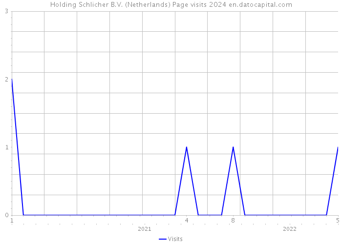 Holding Schlicher B.V. (Netherlands) Page visits 2024 