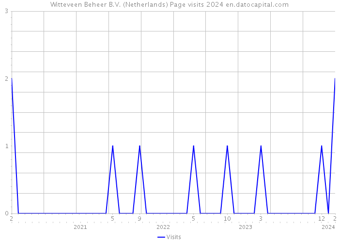 Witteveen Beheer B.V. (Netherlands) Page visits 2024 