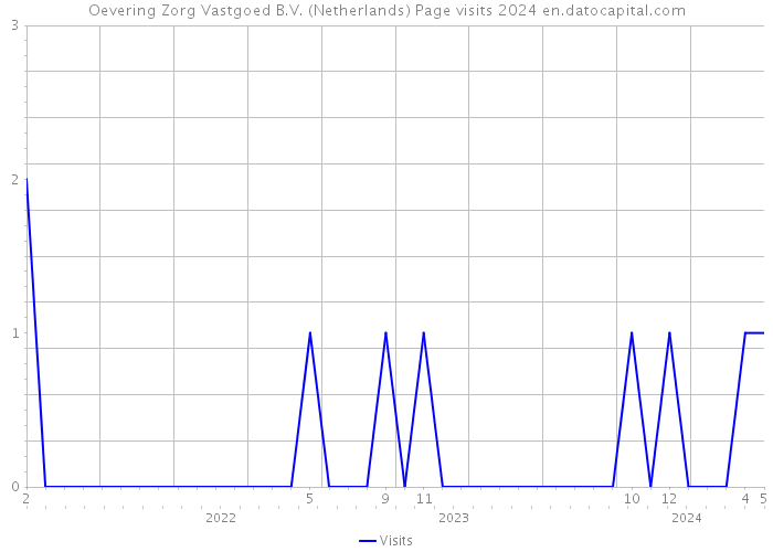 Oevering Zorg Vastgoed B.V. (Netherlands) Page visits 2024 