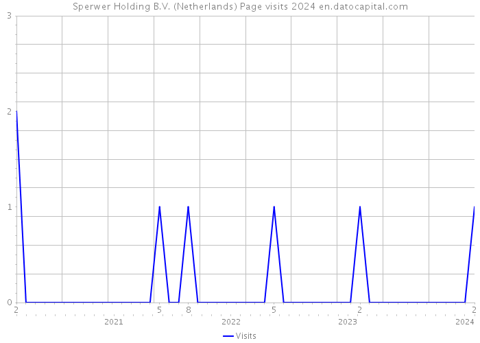 Sperwer Holding B.V. (Netherlands) Page visits 2024 