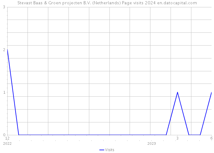 Stevast Baas & Groen projecten B.V. (Netherlands) Page visits 2024 