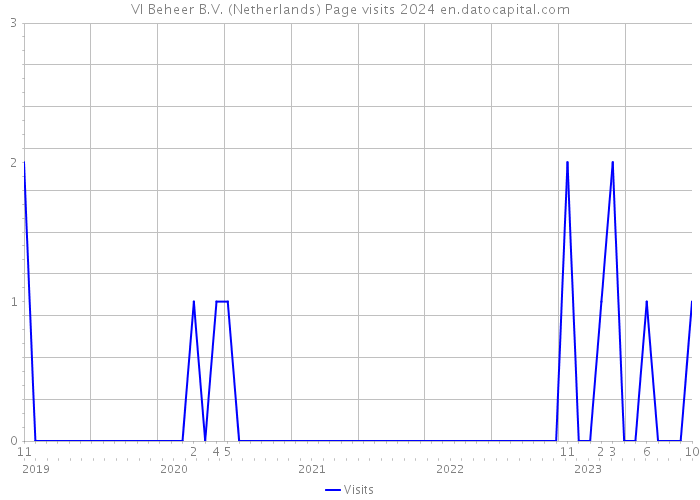 VI Beheer B.V. (Netherlands) Page visits 2024 