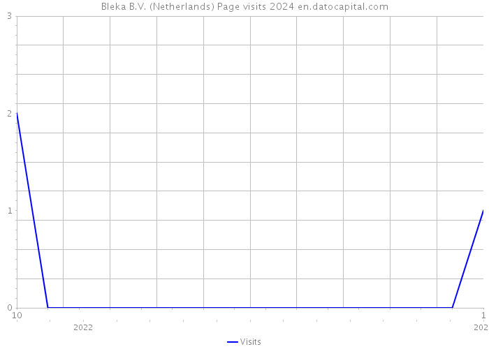 Bleka B.V. (Netherlands) Page visits 2024 