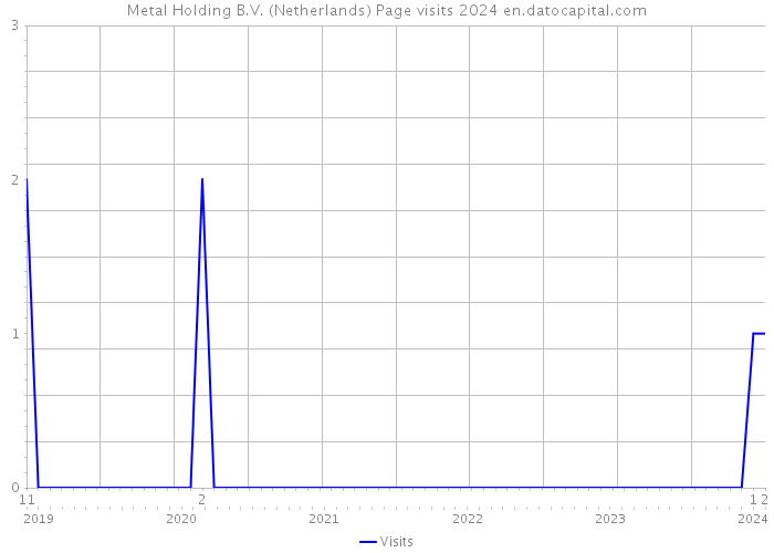 Metal Holding B.V. (Netherlands) Page visits 2024 