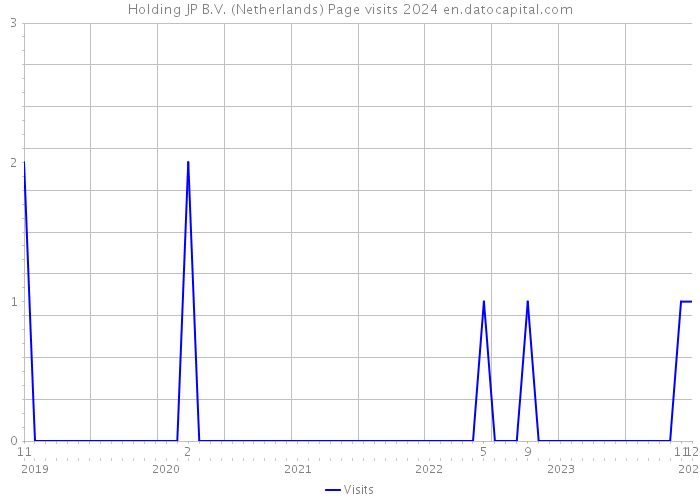 Holding JP B.V. (Netherlands) Page visits 2024 