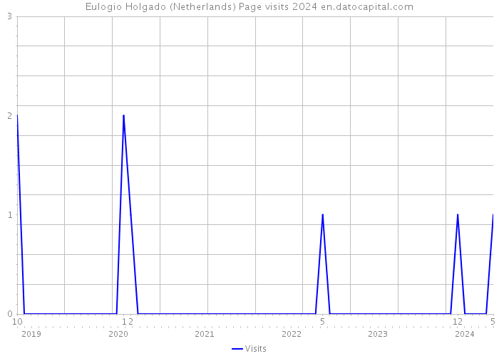 Eulogio Holgado (Netherlands) Page visits 2024 