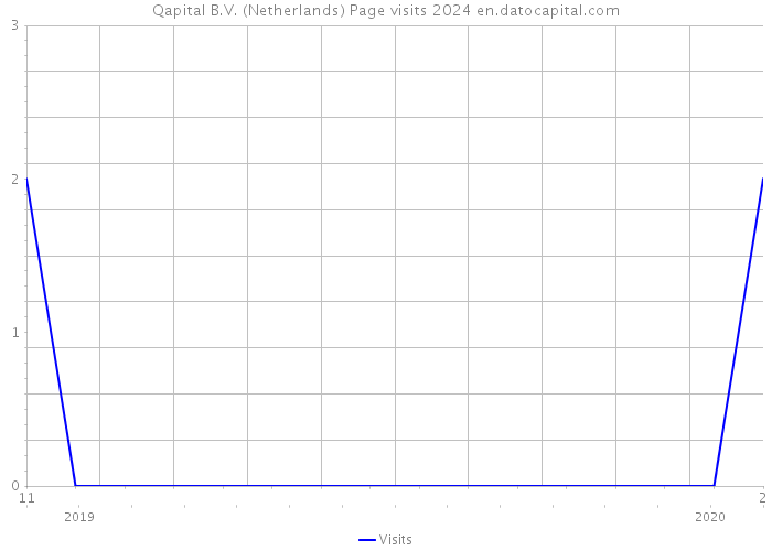 Qapital B.V. (Netherlands) Page visits 2024 
