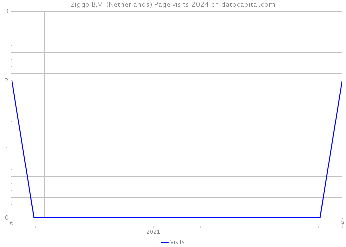 Ziggo B.V. (Netherlands) Page visits 2024 