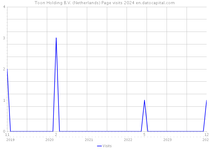 Toon Holding B.V. (Netherlands) Page visits 2024 