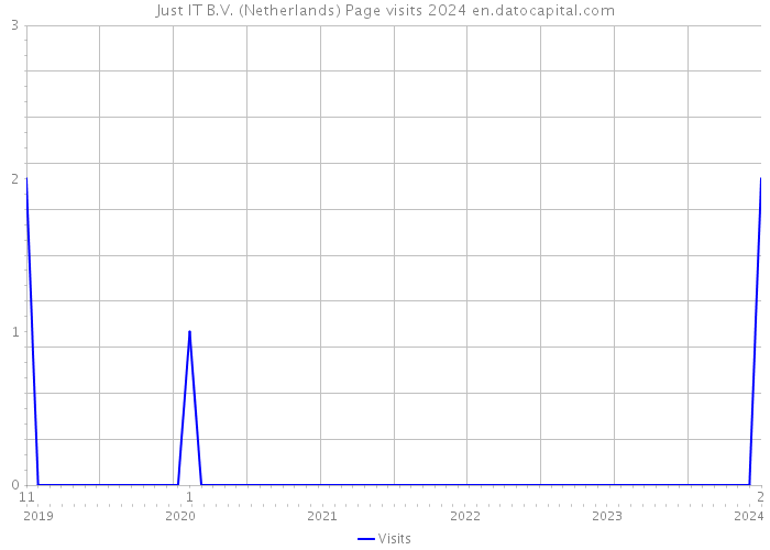 Just IT B.V. (Netherlands) Page visits 2024 