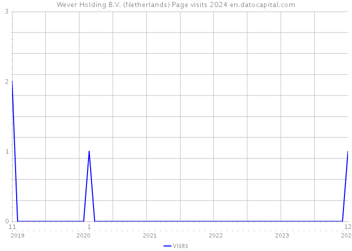 Wever Holding B.V. (Netherlands) Page visits 2024 