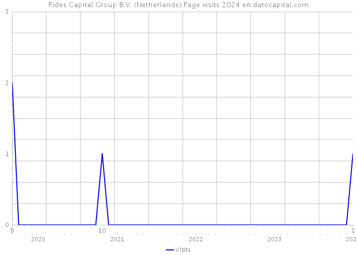 Fides Capital Group B.V. (Netherlands) Page visits 2024 