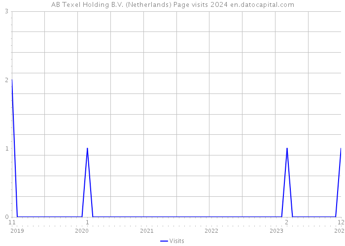 AB Texel Holding B.V. (Netherlands) Page visits 2024 