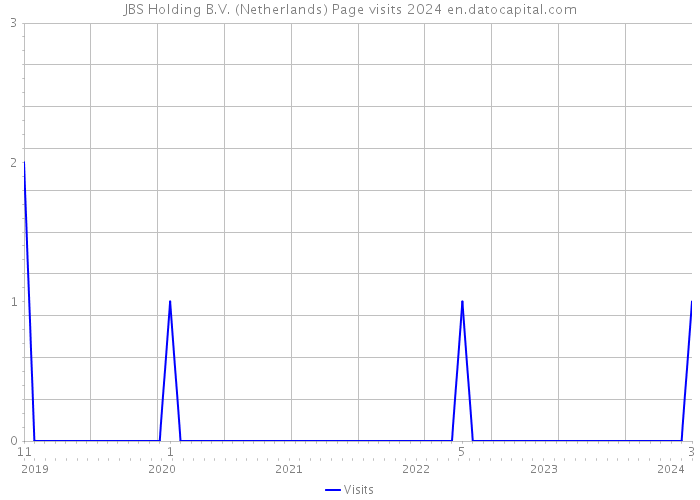 JBS Holding B.V. (Netherlands) Page visits 2024 
