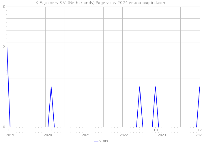 K.E. Jaspers B.V. (Netherlands) Page visits 2024 