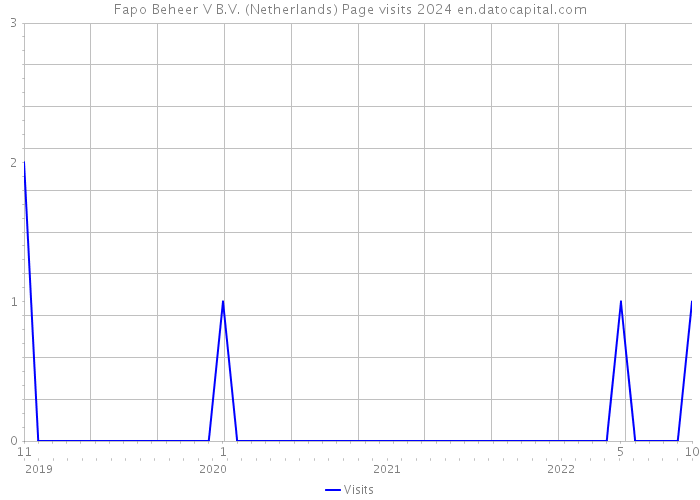 Fapo Beheer V B.V. (Netherlands) Page visits 2024 