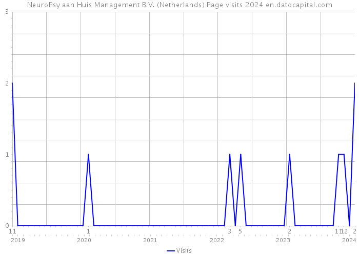 NeuroPsy aan Huis Management B.V. (Netherlands) Page visits 2024 