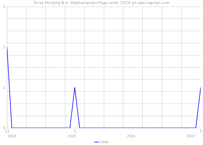 Drive Holding B.V. (Netherlands) Page visits 2024 