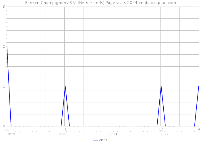 Banken Champignons B.V. (Netherlands) Page visits 2024 
