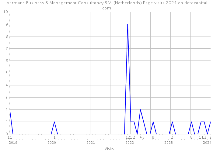 Loermans Business & Management Consultancy B.V. (Netherlands) Page visits 2024 
