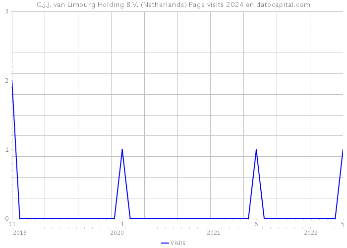G.J.J. van Limburg Holding B.V. (Netherlands) Page visits 2024 