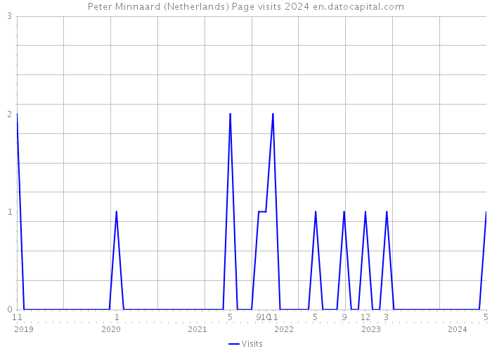 Peter Minnaard (Netherlands) Page visits 2024 