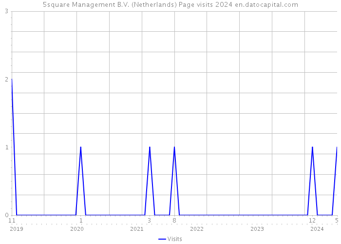 5square Management B.V. (Netherlands) Page visits 2024 