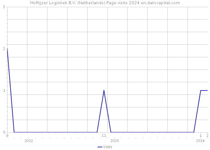 Hoftijzer Logistiek B.V. (Netherlands) Page visits 2024 