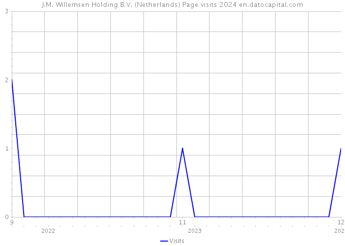 J.M. Willemsen Holding B.V. (Netherlands) Page visits 2024 