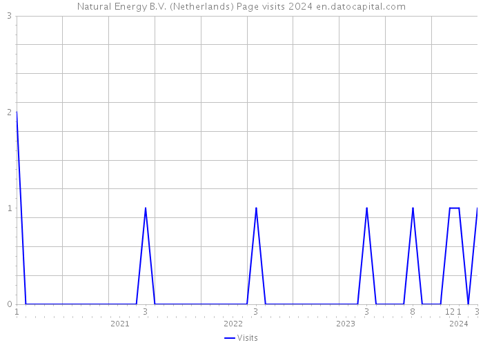 Natural Energy B.V. (Netherlands) Page visits 2024 