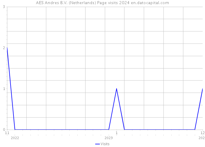 AES Andres B.V. (Netherlands) Page visits 2024 