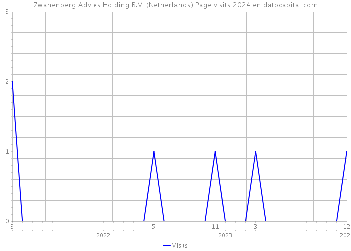 Zwanenberg Advies Holding B.V. (Netherlands) Page visits 2024 