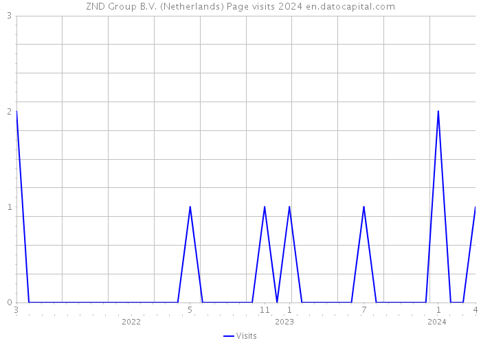ZND Group B.V. (Netherlands) Page visits 2024 