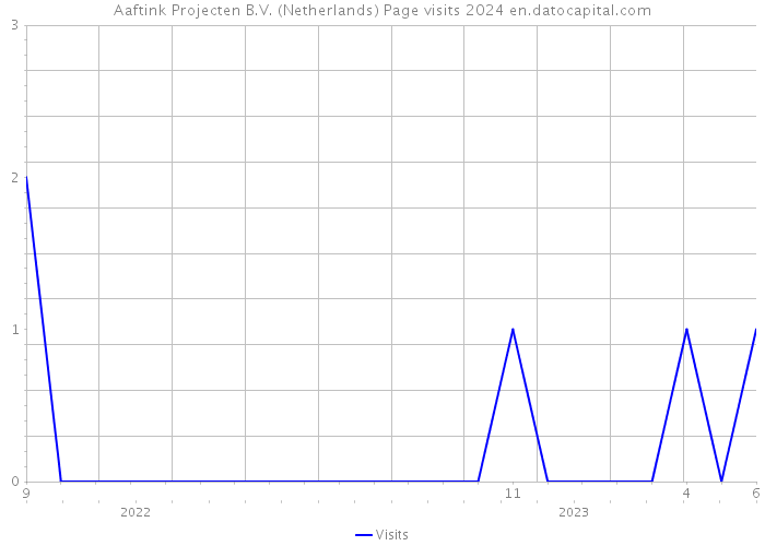 Aaftink Projecten B.V. (Netherlands) Page visits 2024 