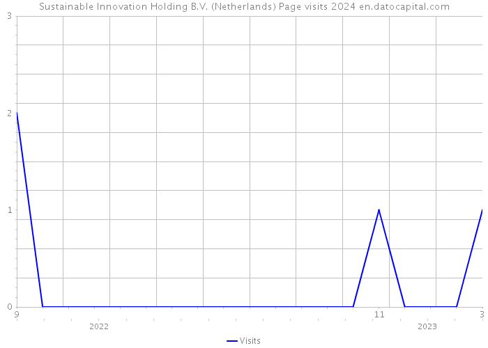 Sustainable Innovation Holding B.V. (Netherlands) Page visits 2024 