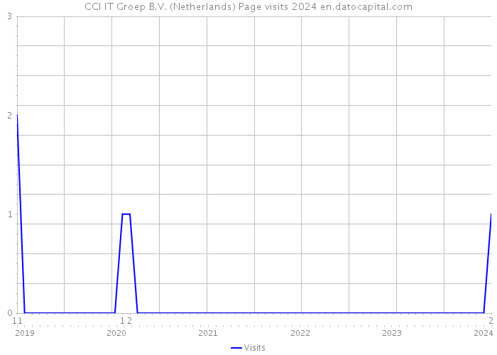 CCI IT Groep B.V. (Netherlands) Page visits 2024 