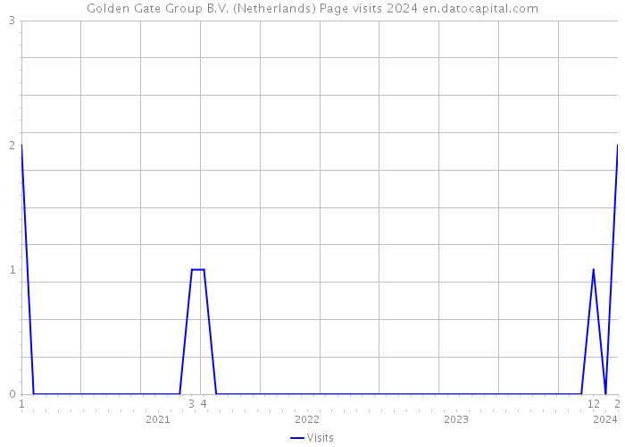 Golden Gate Group B.V. (Netherlands) Page visits 2024 