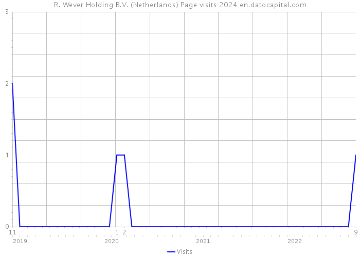 R. Wever Holding B.V. (Netherlands) Page visits 2024 