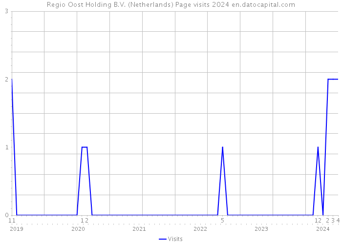 Regio Oost Holding B.V. (Netherlands) Page visits 2024 