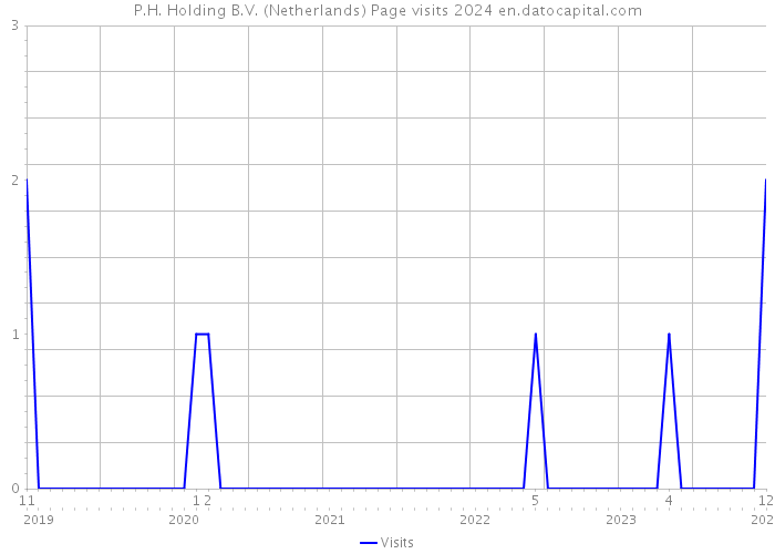 P.H. Holding B.V. (Netherlands) Page visits 2024 