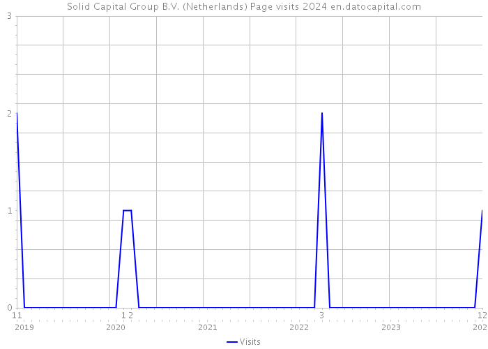 Solid Capital Group B.V. (Netherlands) Page visits 2024 