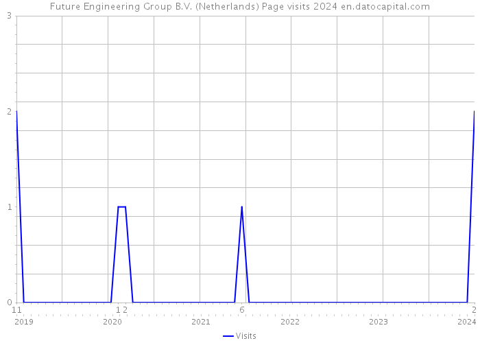 Future Engineering Group B.V. (Netherlands) Page visits 2024 