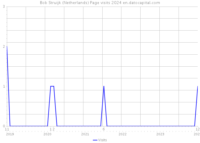 Bob Struijk (Netherlands) Page visits 2024 