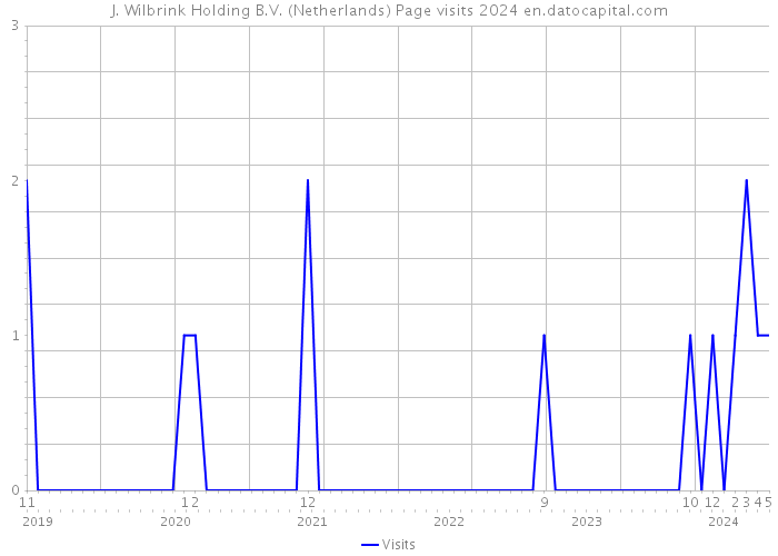 J. Wilbrink Holding B.V. (Netherlands) Page visits 2024 