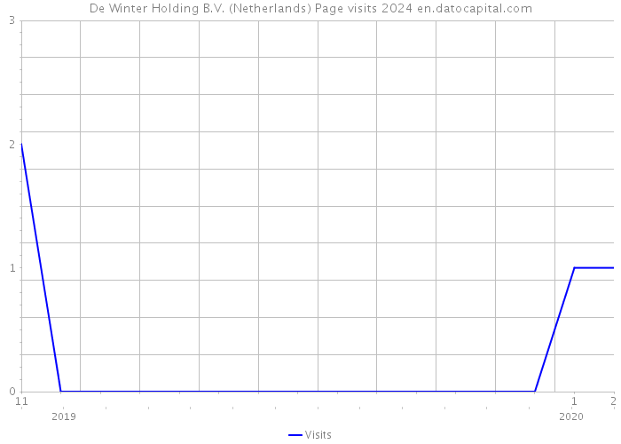 De Winter Holding B.V. (Netherlands) Page visits 2024 