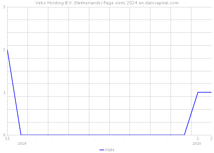 Vebo Holding B.V. (Netherlands) Page visits 2024 