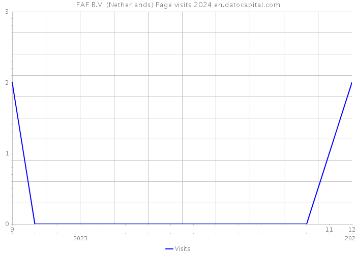 FAF B.V. (Netherlands) Page visits 2024 