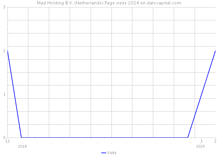 Mad Holding B.V. (Netherlands) Page visits 2024 