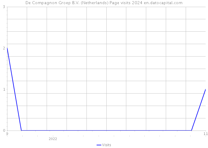 De Compagnon Groep B.V. (Netherlands) Page visits 2024 
